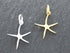 2 PCS Sterling Silver Starfish Charms (HT-8254)